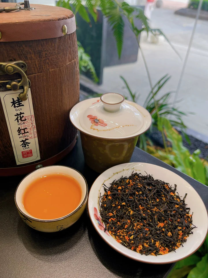 2025 new tea: Osmanthus black tea. Lapsang Souchong wild tea. strong aromatic stomach nourishing black tea - Image 4