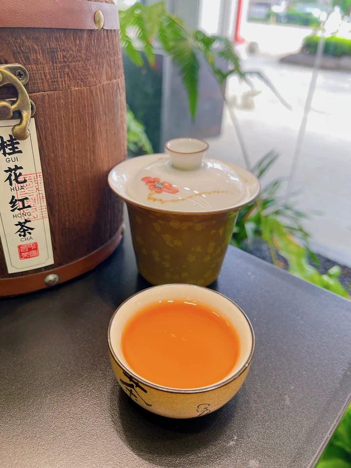 2025 new tea: Osmanthus black tea. Lapsang Souchong wild tea. strong aromatic stomach nourishing black tea - Image 3